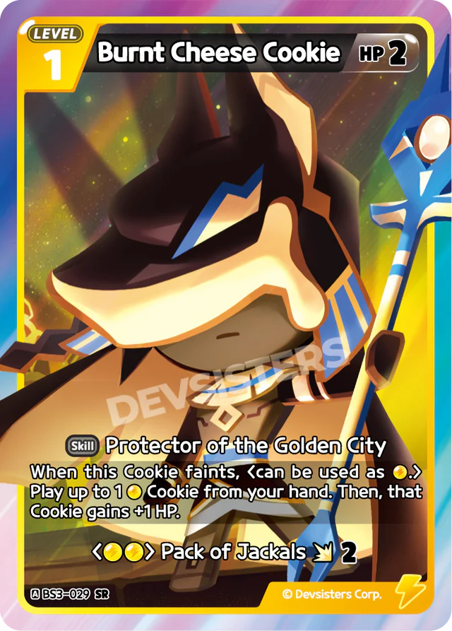 Burnt Cheese Cookie (BS3-029) SR [Age of Heroes and Kingdoms]