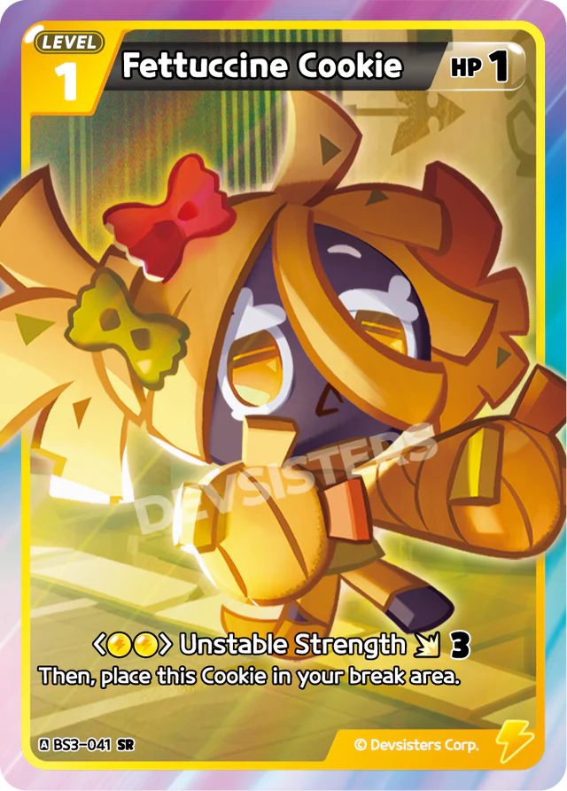 Fettucine Cookie (BS3-041) SR [Age of Heroes and Kingdoms]