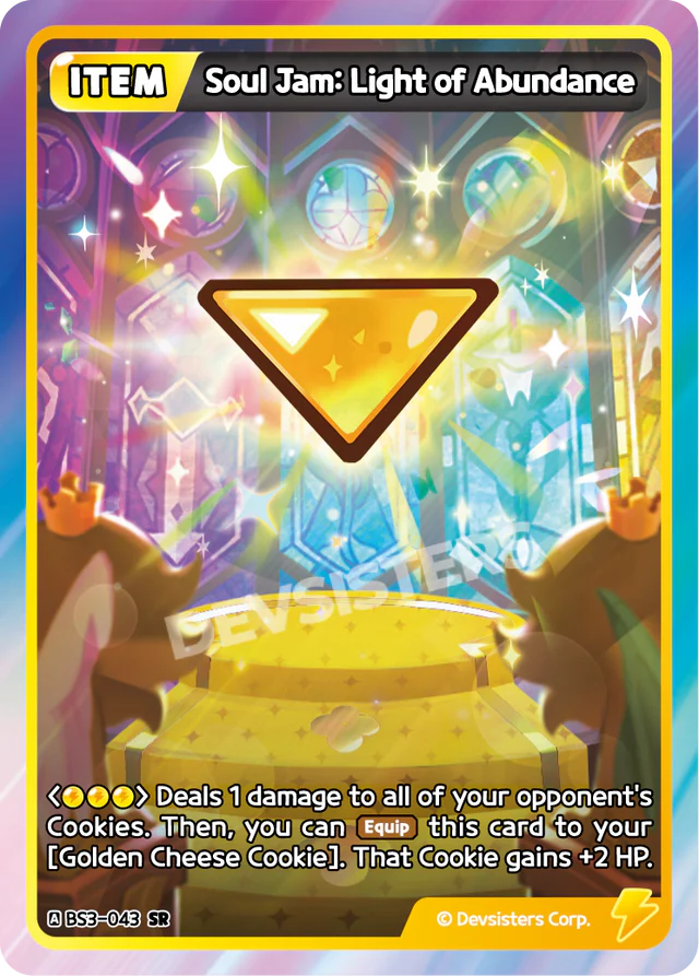Soul Jam: Light of Abundance (BS3-043) SR [Age of Heroes and Kingdoms]