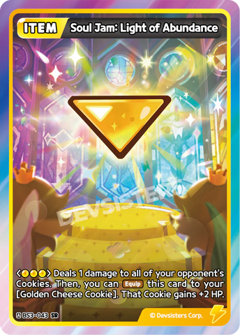 Soul Jam: Light of Abundance (BS3-043) SR [Age of Heroes and Kingdoms]