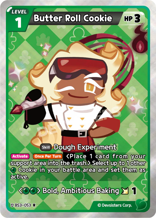 Butter Roll Cookie (BS3-053) R [Age of Heroes and Kingdoms] *MAY HAVE VISIBLE PRINT LINES*