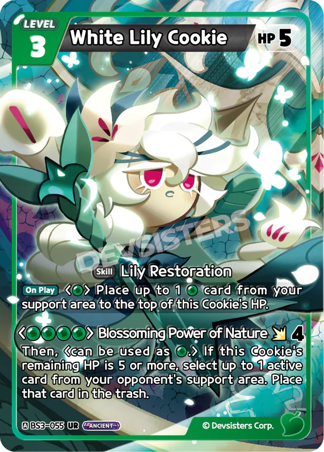 White Lily Cookie (BS3-055) UR [Age of Heroes and Kingdoms]