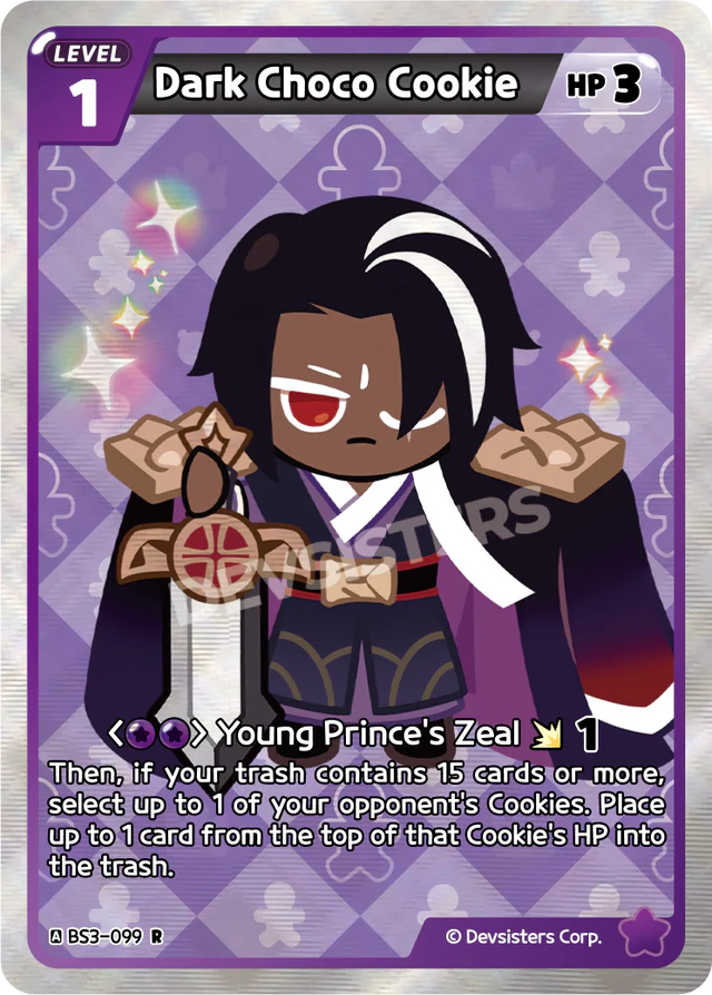 Dark Choco Cookie (BS3-099) R [Age of Heroes and Kingdoms] *MAY HAVE VISIBLE PRINT LINES*