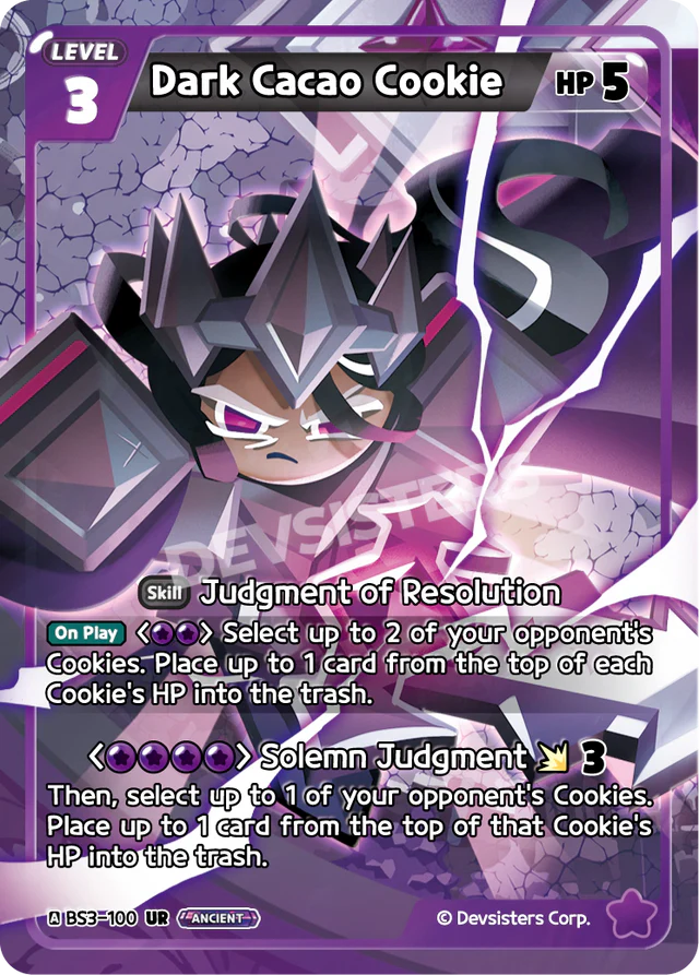 Dark Cacao Cookie (3-100) UR [Age of Heroes and Kingdoms]