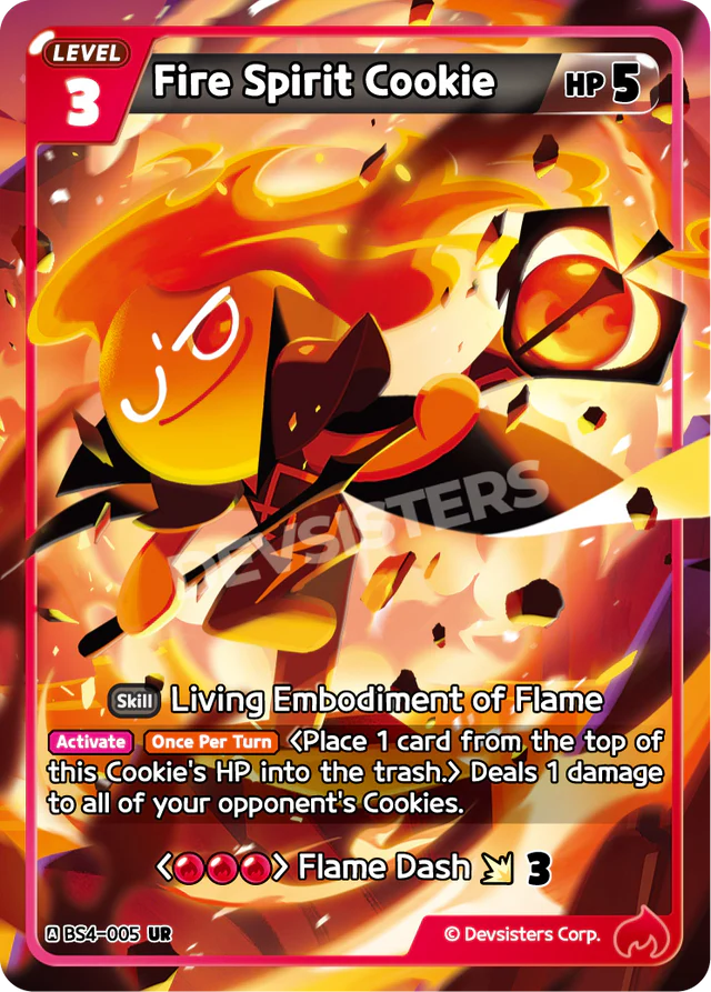 Fire Spirit Cookie (BS4-005) UR [Age of Heroes and Kingdoms]
