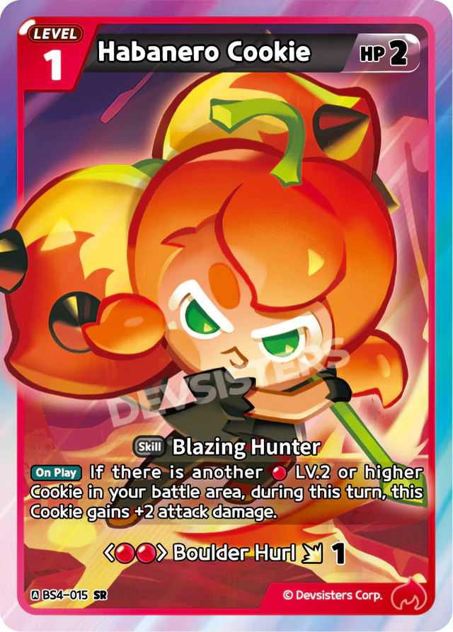 Habanero Cookie (BS4-015) SR [Age of Heroes and Kingdoms]