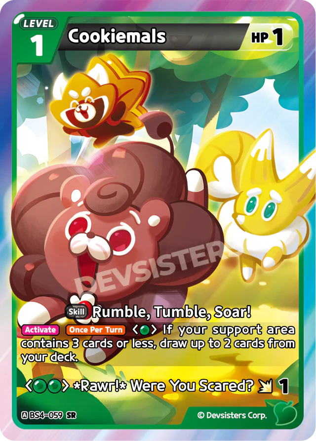 Cookiemals (BS4-059) SR [Age of Heroes and Kingdoms]