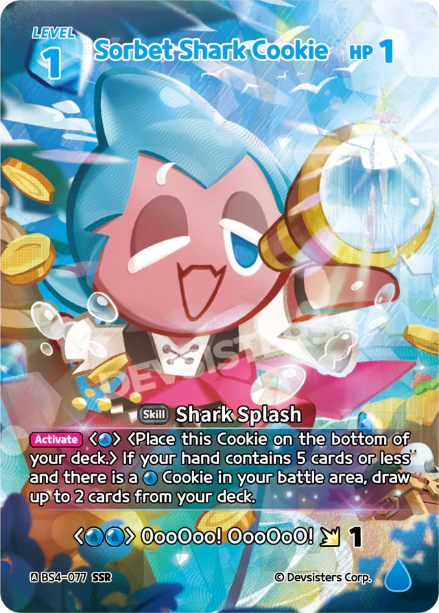Sorbet Shark Cookie (BS4-077) SSR [Age of Heroes and Kingdoms]