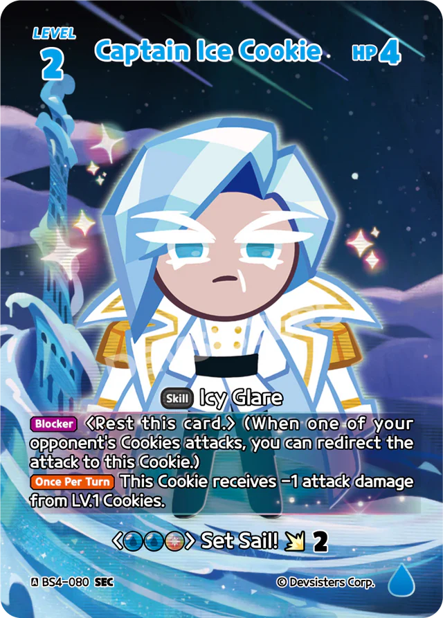 Captain Ice Cookie (BS4-080) SEC [Age of Heroes and Kingdoms]
