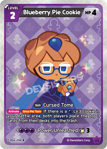 Blueberry Pie Cookie (BS4-094) R [Age of Heroes and Kingdoms] *MAY HAVE VISIBLE PRINT LINES*