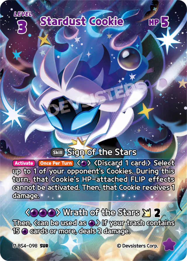 Stardust Cookie (BS4-098) SUR [Age of Heroes and Kingdoms]