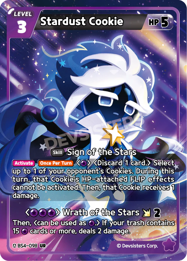 Stardust Cookie (BS4-098) UR [Age of Heroes and Kingdoms]
