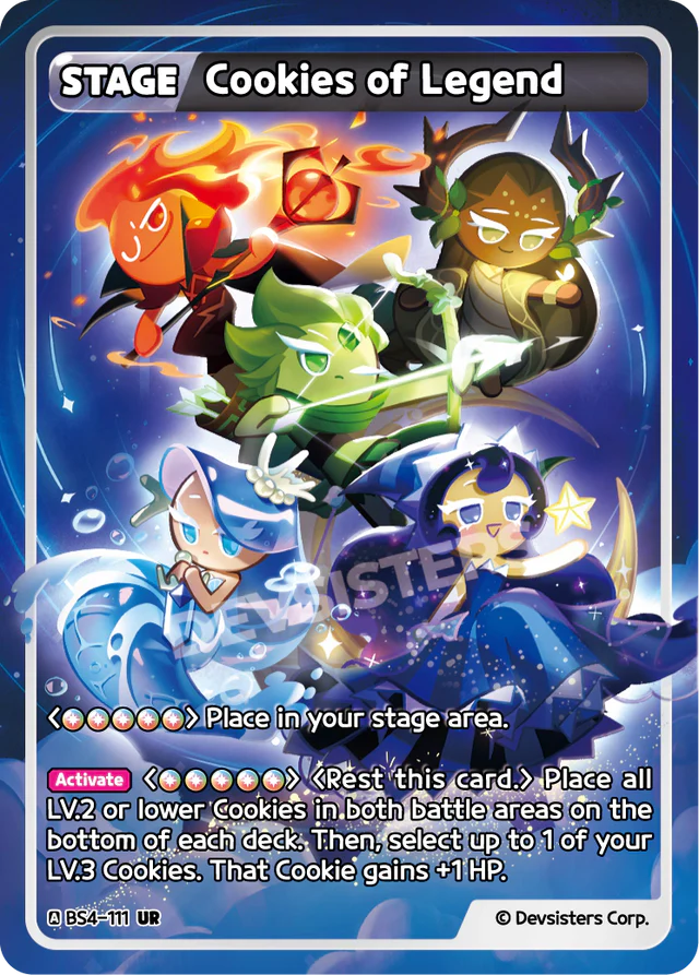 Cookies of Legend (BS4-111) UR [Age of Heroes and Kingdoms]