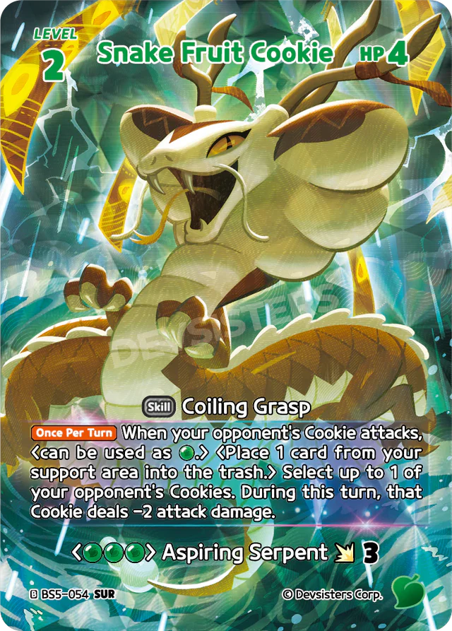 Snake Fruit Cookie (BS5-054) SUR [Brave Beginning]