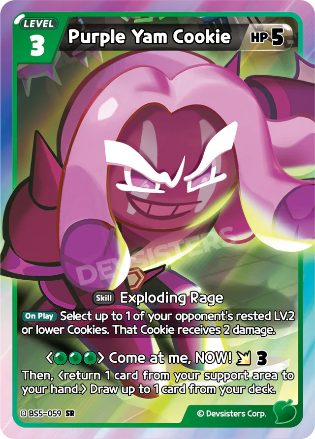 Purple Yam Cookie (BS5-059) SR [Arena of Glory]