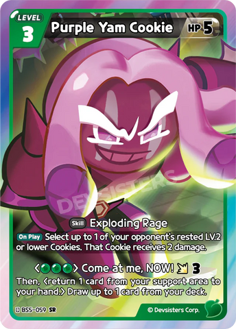Purple Yam Cookie (BS5-059) SR [Arena of Glory]