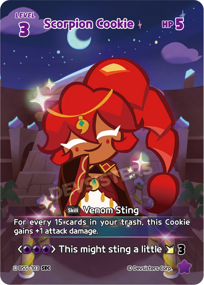 Scorpion Cookie (BS5-103) SEC [Arena of Glory]