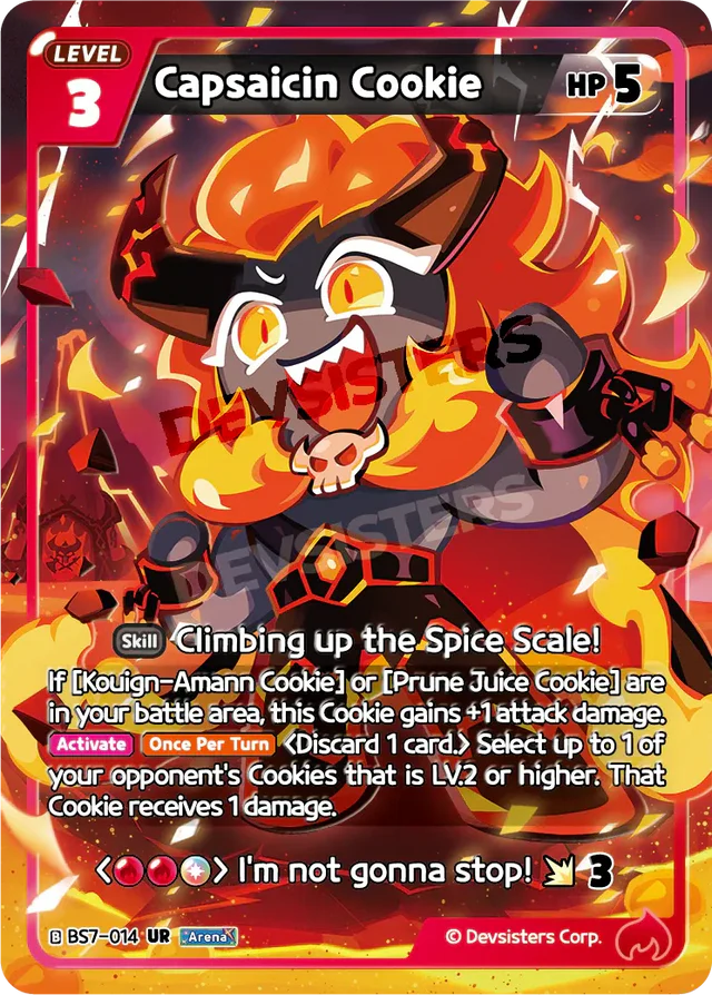 Capsaicin Cookie (BS7-014) UR [Arena of Glory]