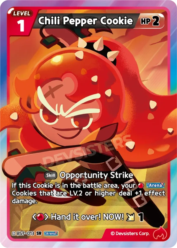 Chili Pepper Cookie (BS7-013) SR [Arena of Glory]