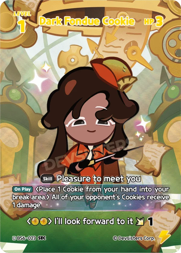 Dark Fondue Cookie (BS6-023) SEC [Arena of Glory]