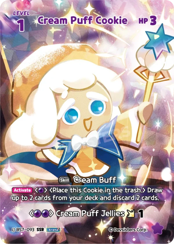 Cream Puff Cookie (BS7-093) SSR [Arena of Glory]