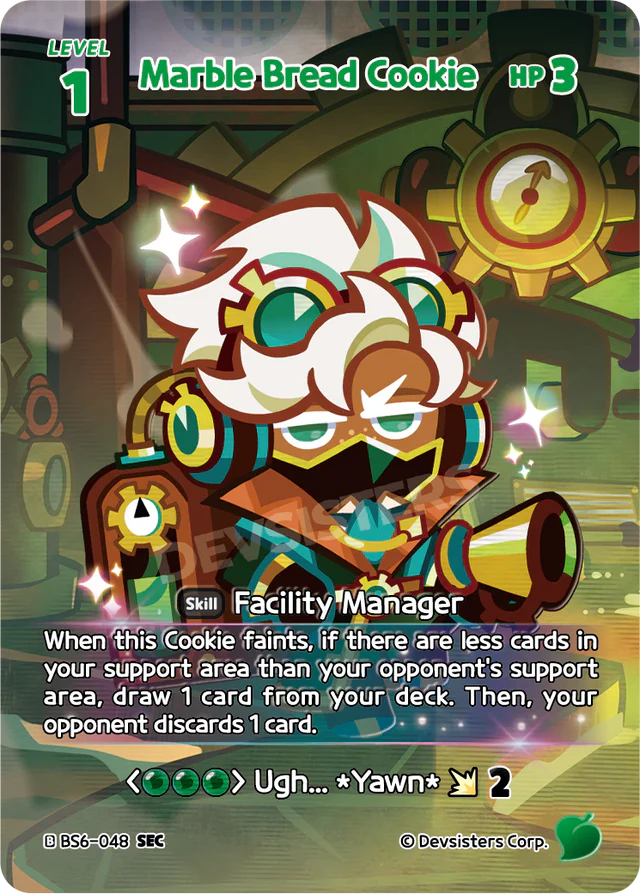 Marble Bread Cookie (BS6-048) SEC [Arena of Glory]