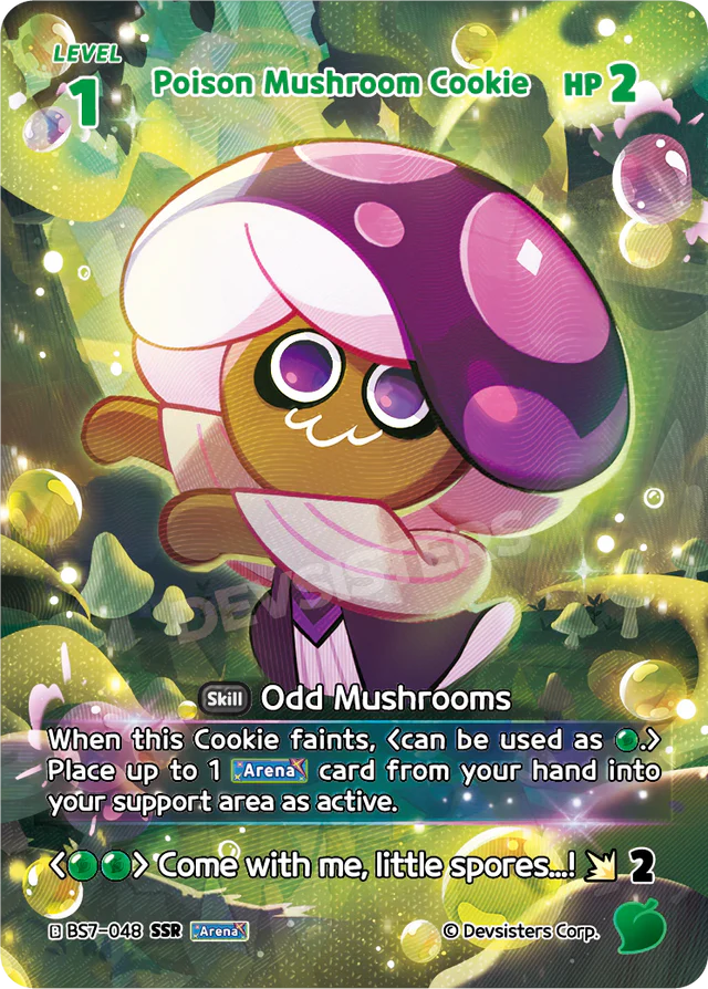 Poison Mushroom Cookie (BS7-048) SSR [Arena of Glory]
