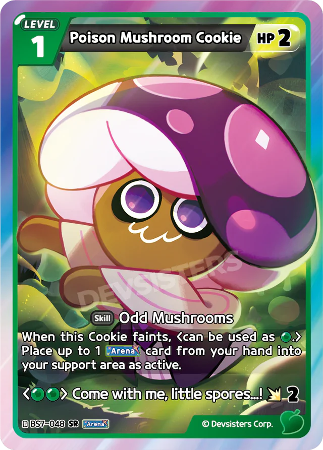 Poison Mushroom Cookie (BS7-048) SR [Arena of Glory]