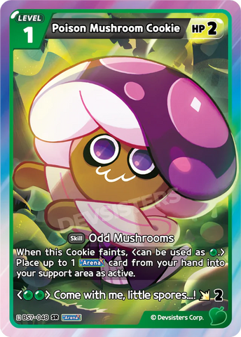 Poison Mushroom Cookie (BS7-048) SR [Arena of Glory]