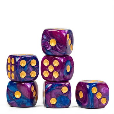 Between Dimensions 12 piece D6 Set by Foam Brain Games