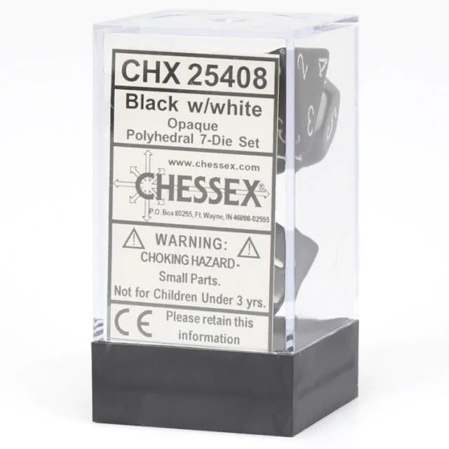 Chessex Opaque 7-Die Set