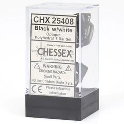 Chessex Opaque 7-Die Set