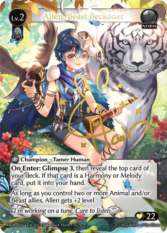 Allen, Beast Beckoner CSR