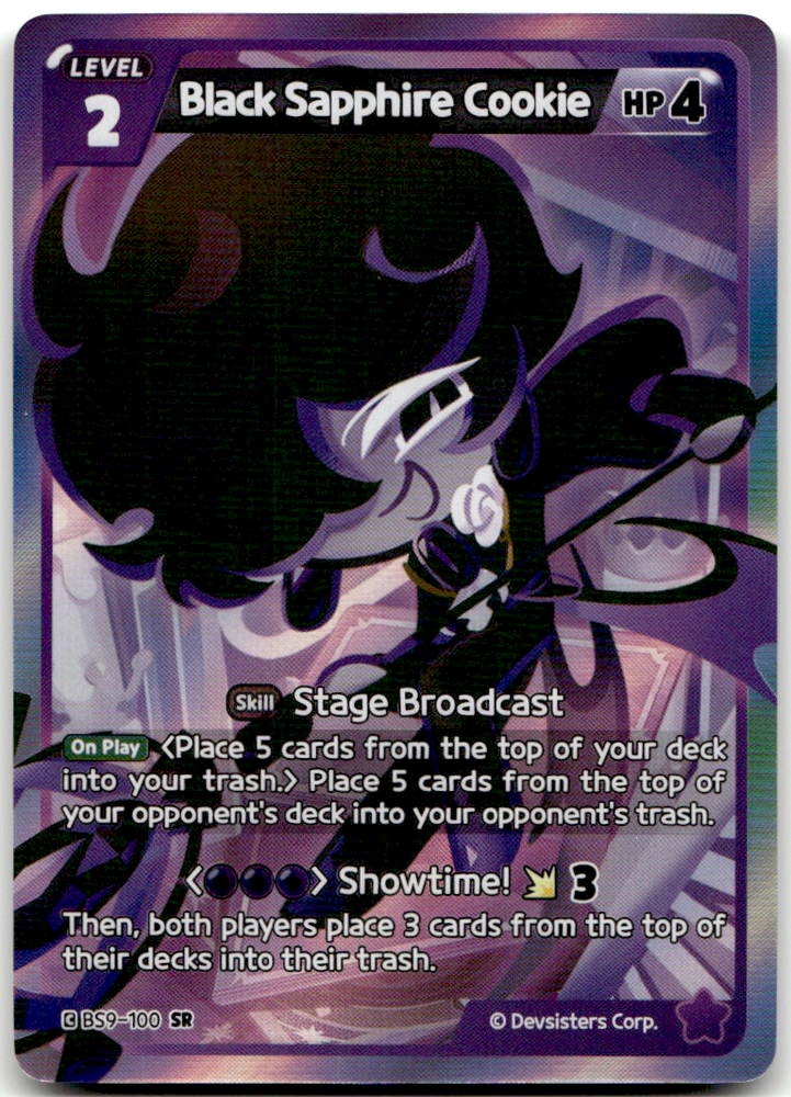 Black Sapphire Cookie (BS9-100) SR