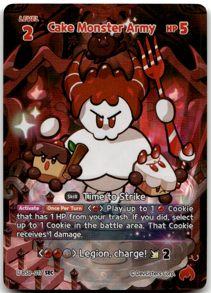 Cake Monster Army (BS8-017) SEC