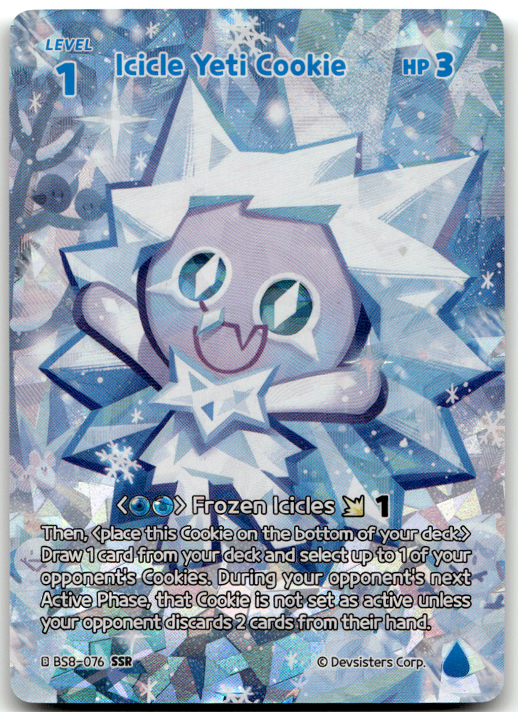 Icicle Yeti Cookie (BS8-076) SSR