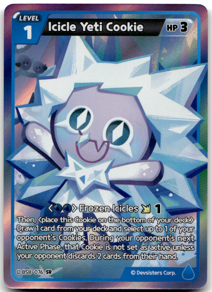 Icicle Yeti Cookie (BS8-076) SR