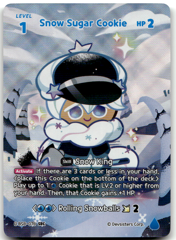 Snow Sugar Cookie (BS8-078) SEC