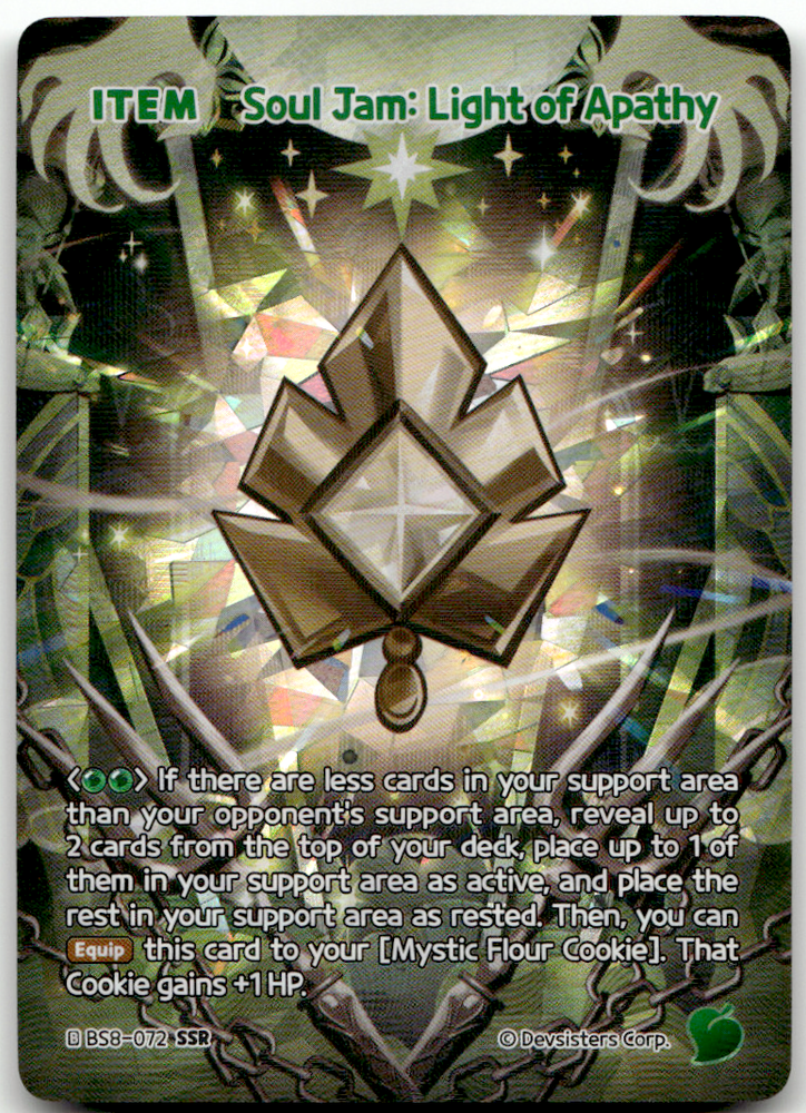 Soul Jam: Light of Apathy (BS8-072) SSR