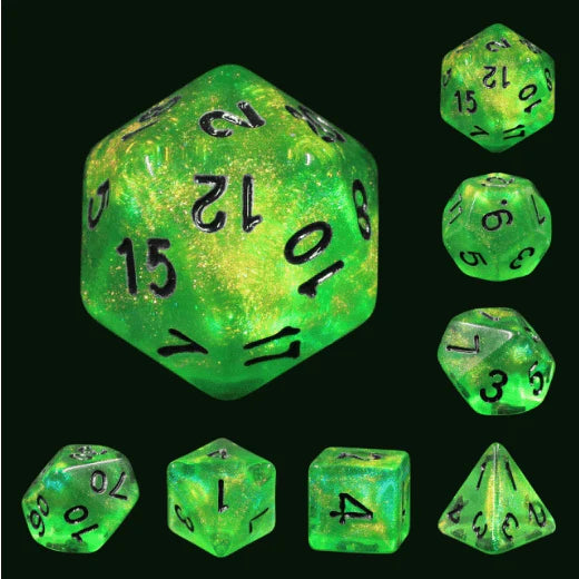 Emerald City RPG Dice Set by Foam Brain Games