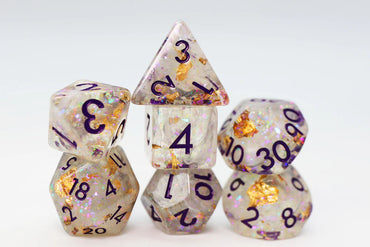 Frozen treasure RPG Dice Set by Foam Brain Games