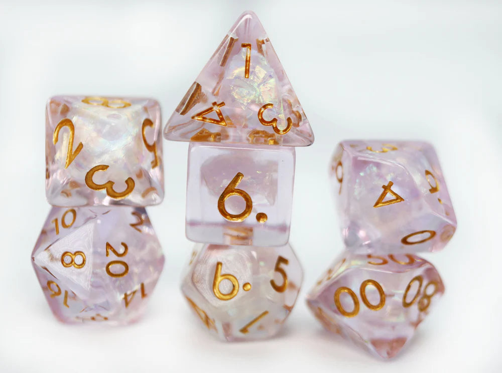 Sakura petals RPG Dice Set by Foam Brain Games (Copy)