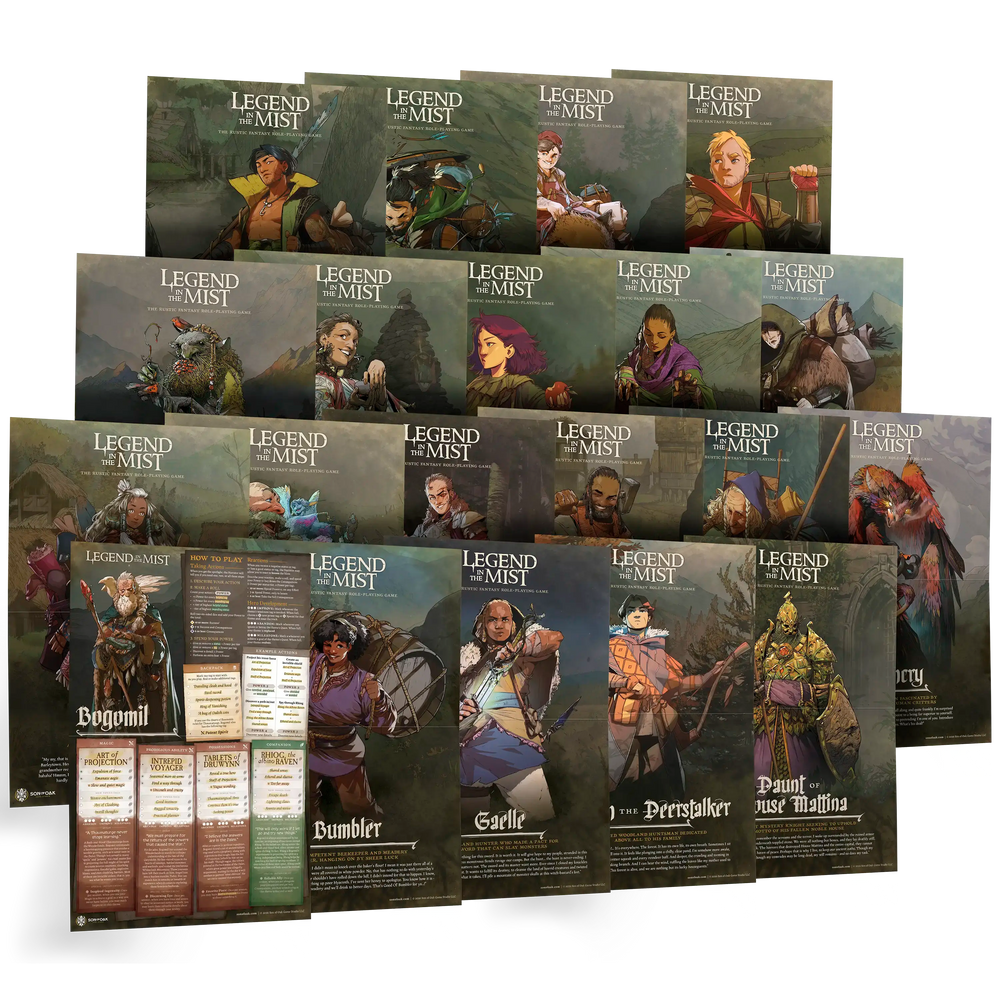 Legend in the Mist - Character Pack