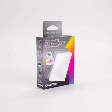 Gamegenic Matte Clear Outer Sleeves (Boxed)