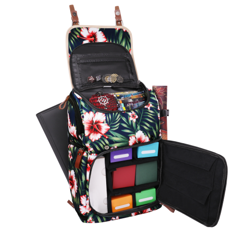 Enhance: Designer Edition Trading Card Storage Backpack Tropical