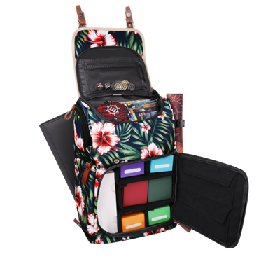 Enhance: Designer Edition Trading Card Storage Backpack Tropical