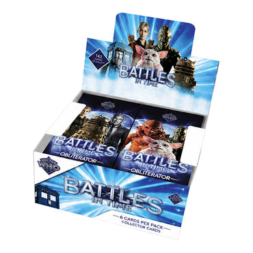 Dr. Who Battles in Time: Obliterator Booster Pack Display, Limited Edition (36 Packs)