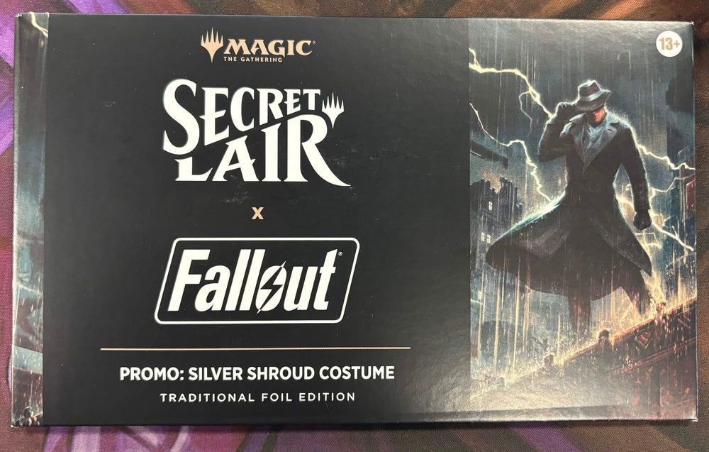 Secret Lair: Drop Series - Secret Lair x Fallout (Promo: Silver Shroud Costume - Traditional Foil Edition)