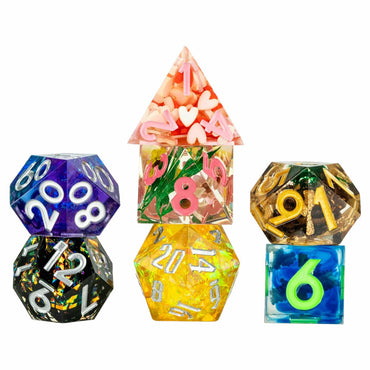 Misfit Dice Sharp Edge Dice Set by Fanroll