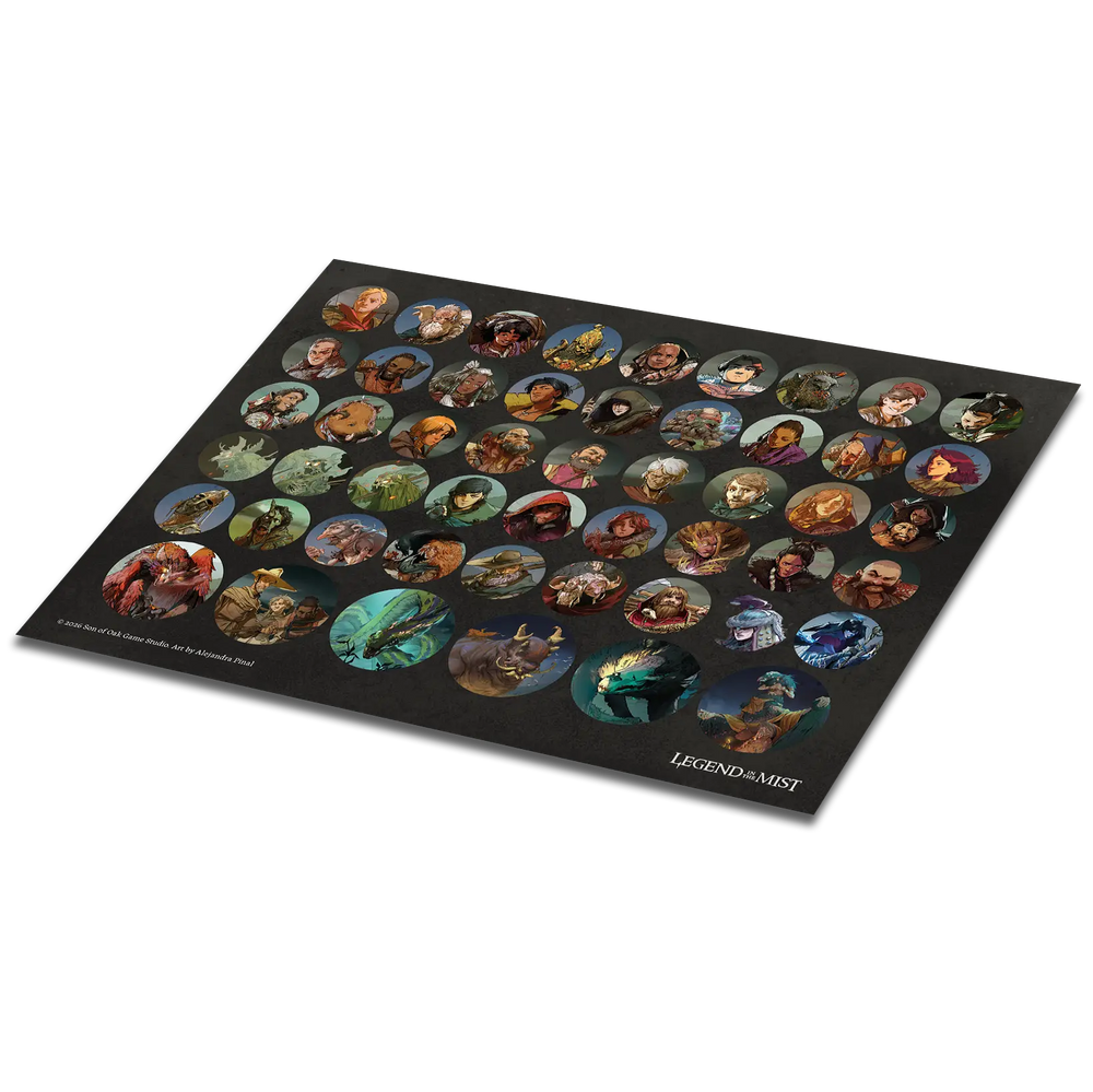 Legend in the Mist - Scene Maps and Tokens